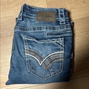 Buckle Black Slim Bootcut Denim Jeans (32/32)